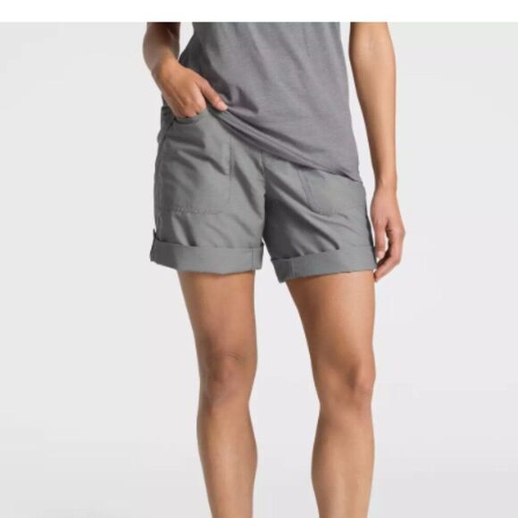 THE NORTH FACE Horizon 2.0 Roll Up Shorts Sage Gray Size 8 - Picture 1 of 6